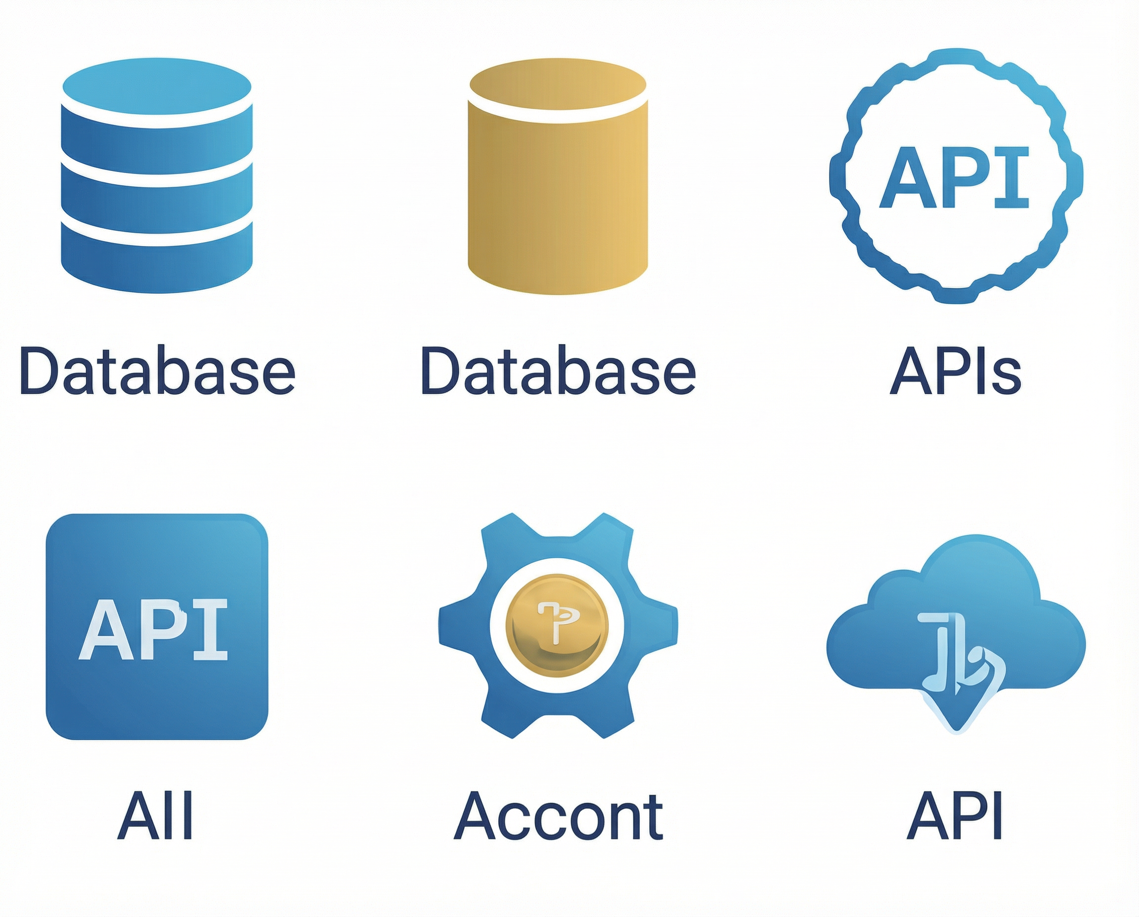Data Integration Icons